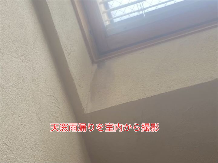 天窓からの雨漏り事例