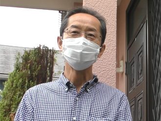 インタビュー中のお客様