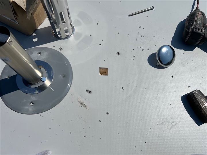 脱気塔取り付け