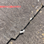 屋根材の小口部分の欠け