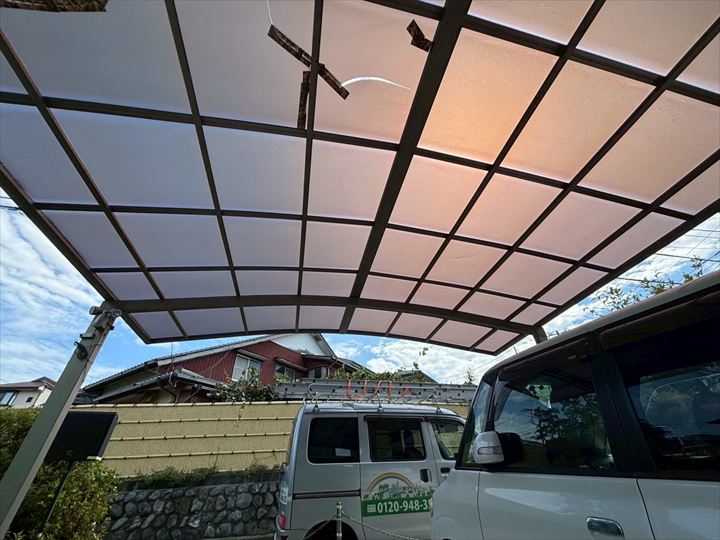 強風によるカーポート破損のご相談