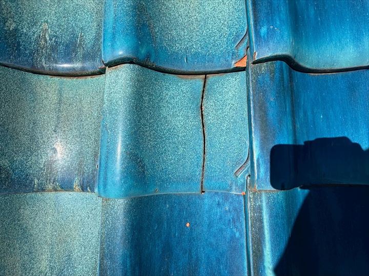 平瓦の割れ・ズレ