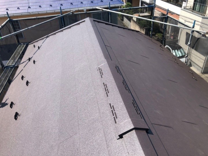 屋根カバー工事が無事に完了