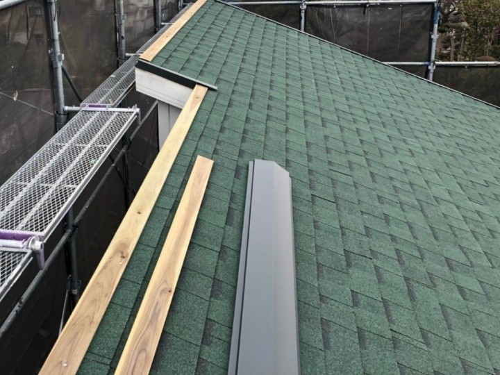 貫板の取り付け