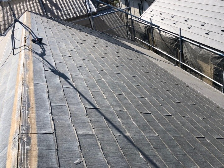 既存棟板金・役物の撤去