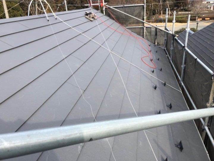 スーパーガルテクト本体の取り付け