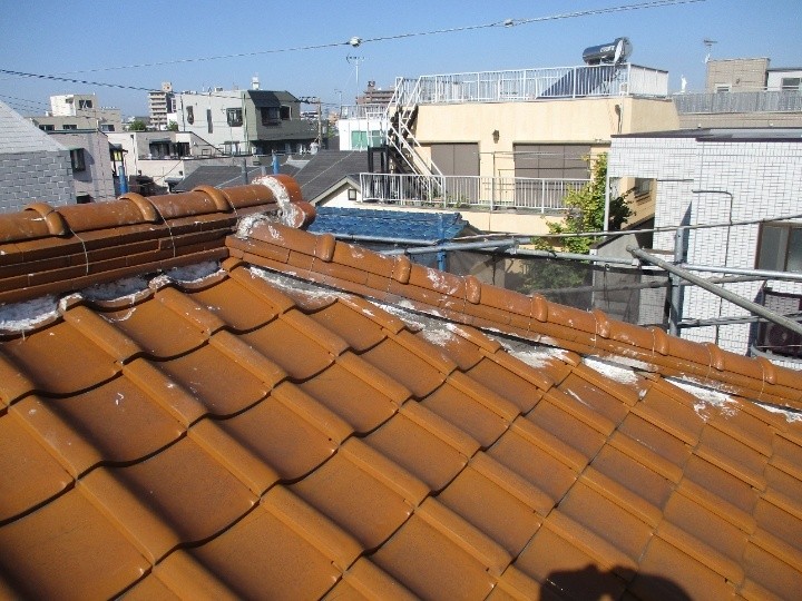 既存瓦屋根の状態