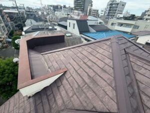 屋根全体の状態確認
