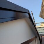 完成した破風板