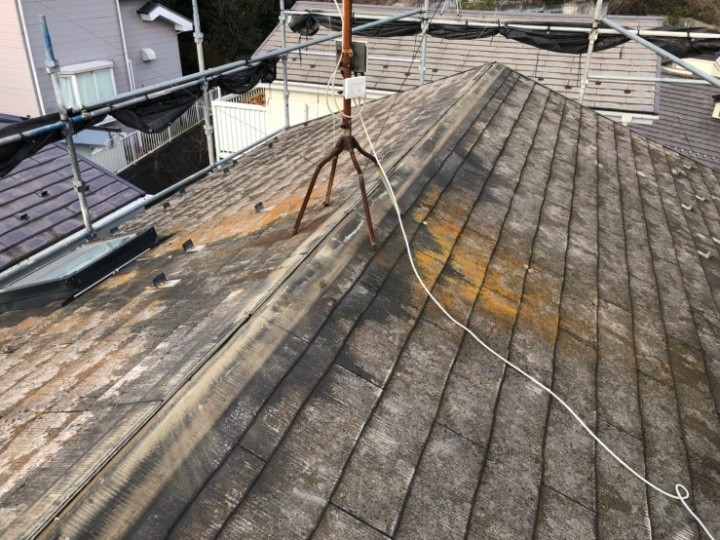 棟板金と貫板の取り外し作業