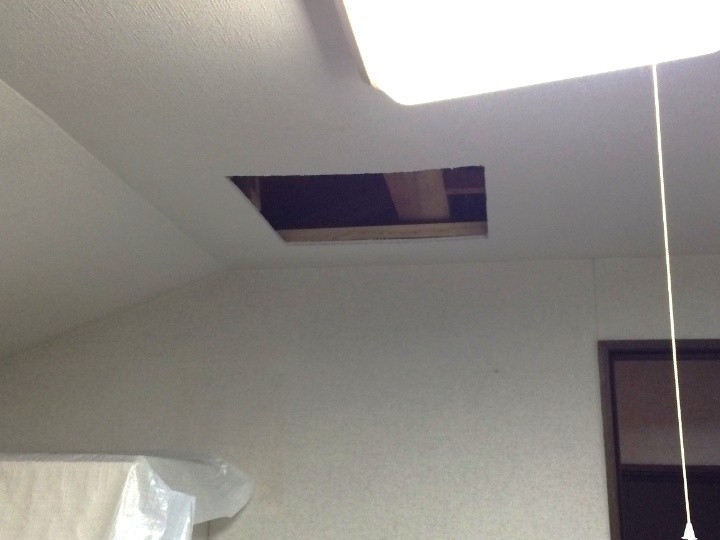 室内天井の確認