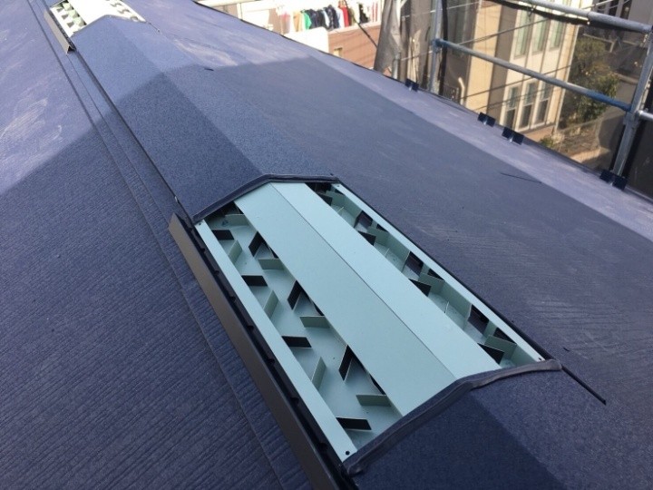 「貫板・棟板金」の設置