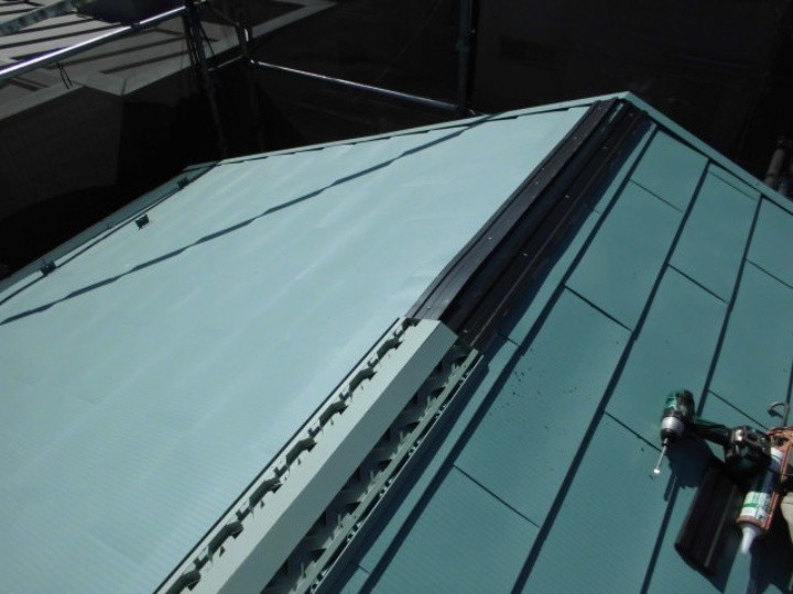 換気棟の取り付け