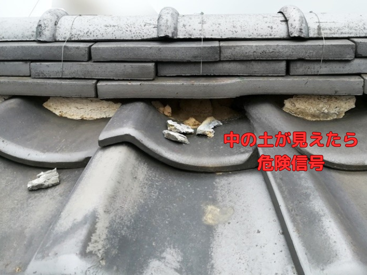 中の土が見えたら危険信号