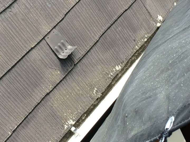 軒先付近の損傷