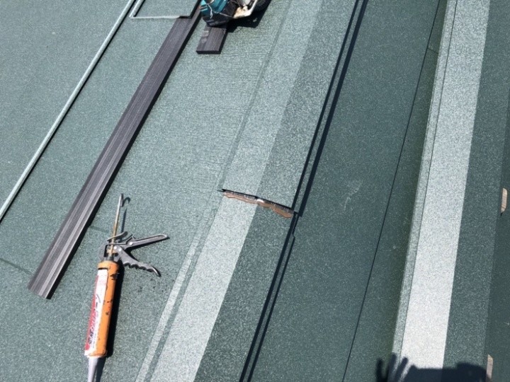 「貫板・棟板金」の設置