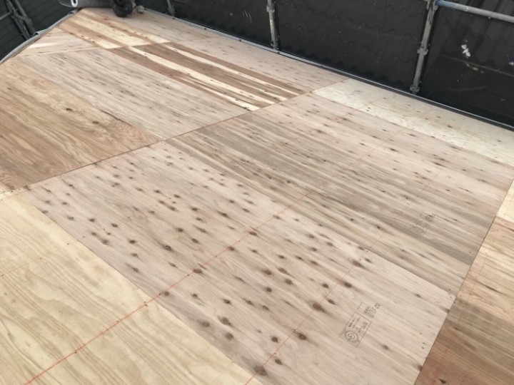 構造材の状態確認と補修