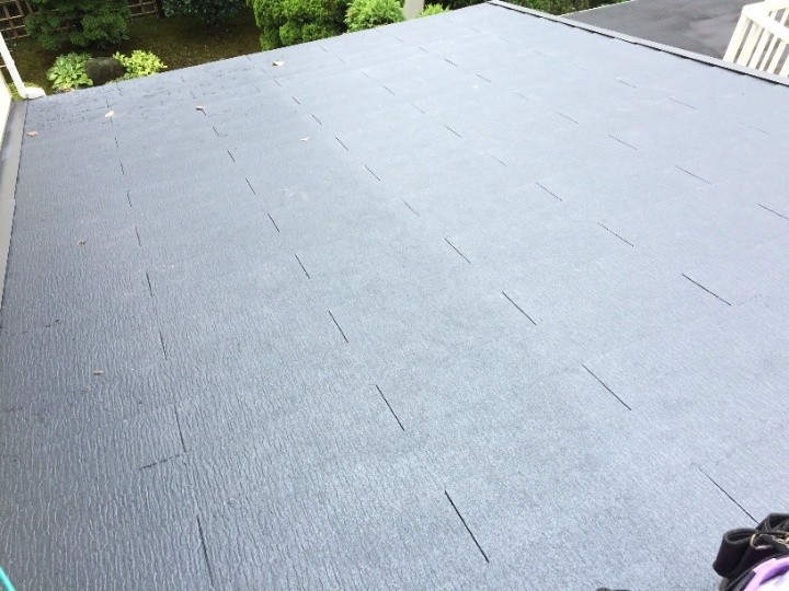 新しい化粧スレートの葺き込み