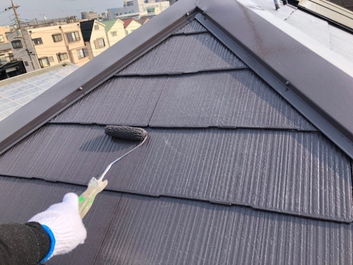 日本ペイントのサーモアイSiを塗装する工程