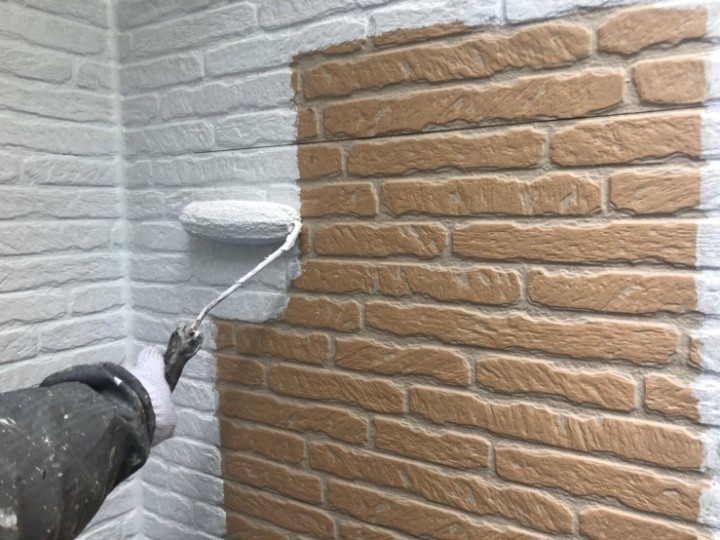 パーフェクトトップを用いた外壁塗装工事を着工