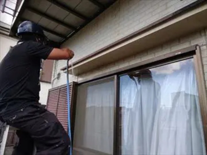 散水試験を実施