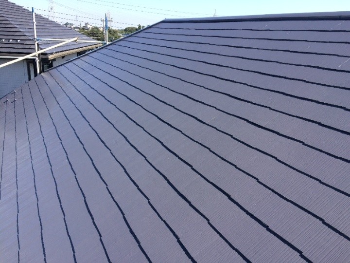 サーモアイ４Ｆを用いた「屋根」塗装工事後の外観