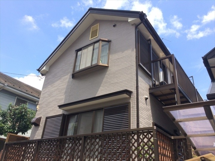 パーフェクトシリーズを用いた「屋根・外壁」塗装工事後の外観