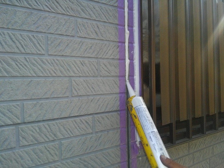 コーキング充填