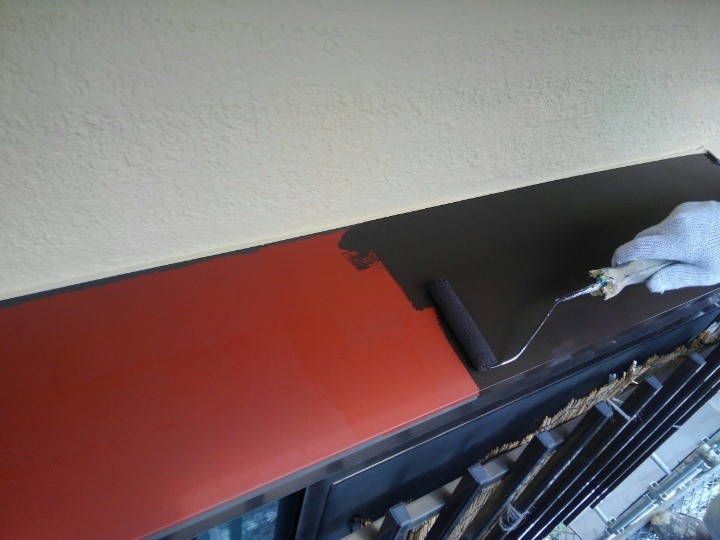 付帯部の塗装工事