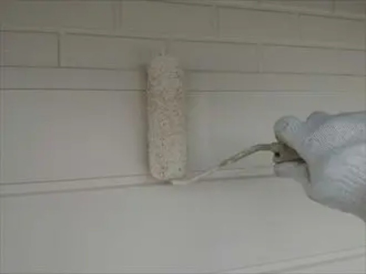 「上塗り」作業