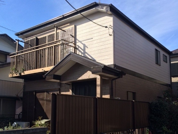 横浜市戸塚区にてパーフェクトトップとサーモアイＳiを用いた「屋根・外壁」塗り替え工事を実施