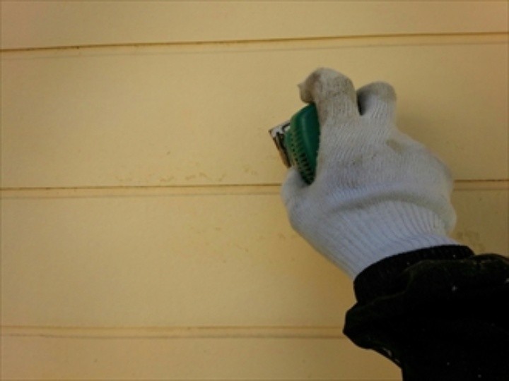 外壁のケレン作業