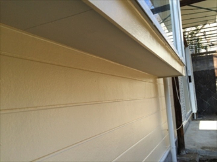 外壁（付帯部）塗装工事の状態