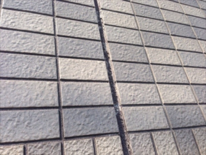 タイルのコーキングが劣化