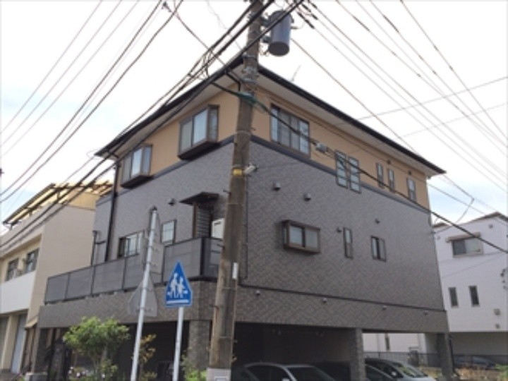 外壁の塗装工事後のお住まい