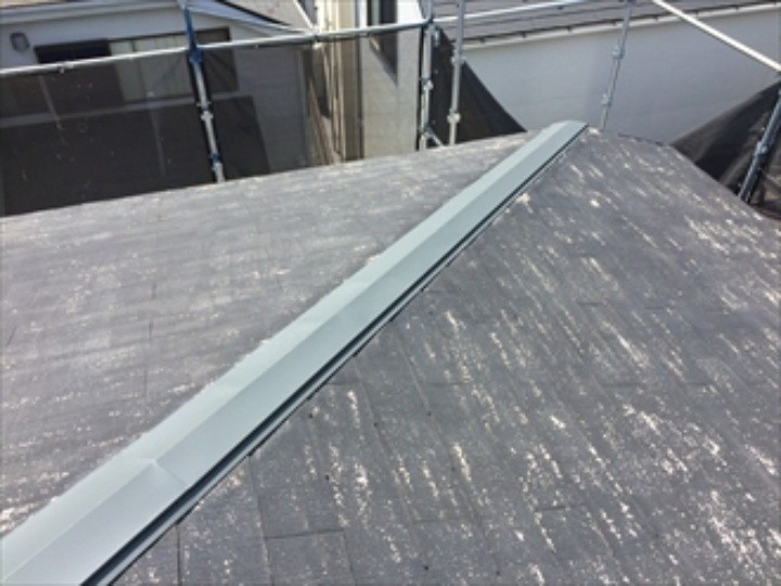 屋根の高圧洗浄後