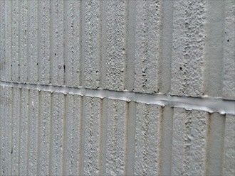 コーキング処理した後の状態