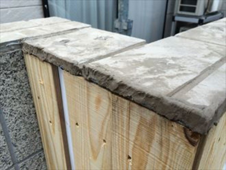 透湿防水シートの設置作業