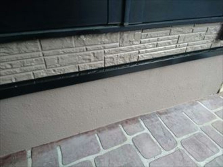 鉄部に防錆剤を塗布した後の状態