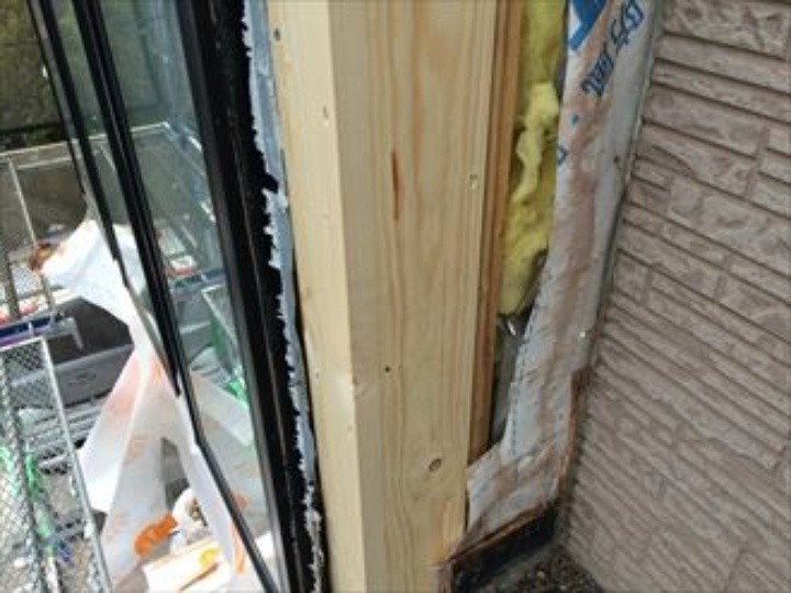 下地の木材を交換