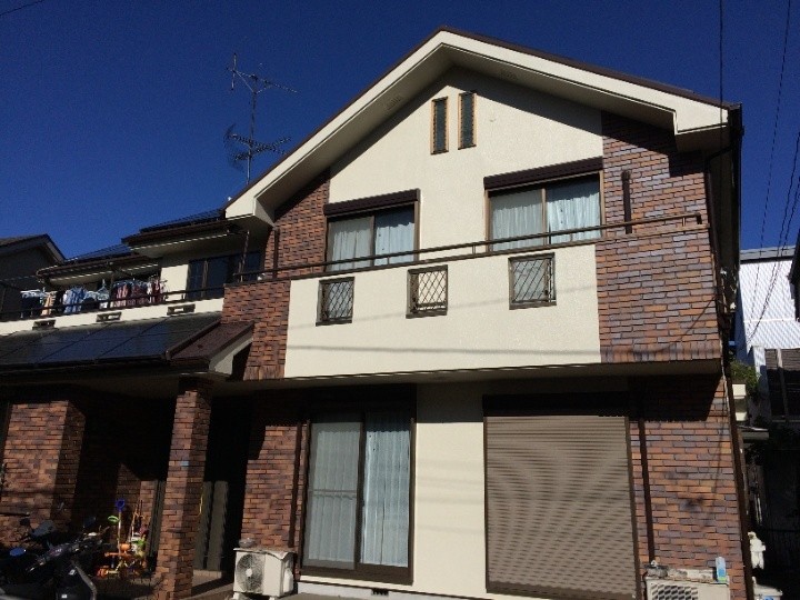 パーフェクトトップとサーモアイSiを用いた「屋根・外壁」塗装工事が完工したお住まい