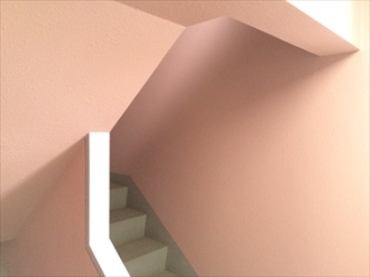 コンクリート壁の塗装後