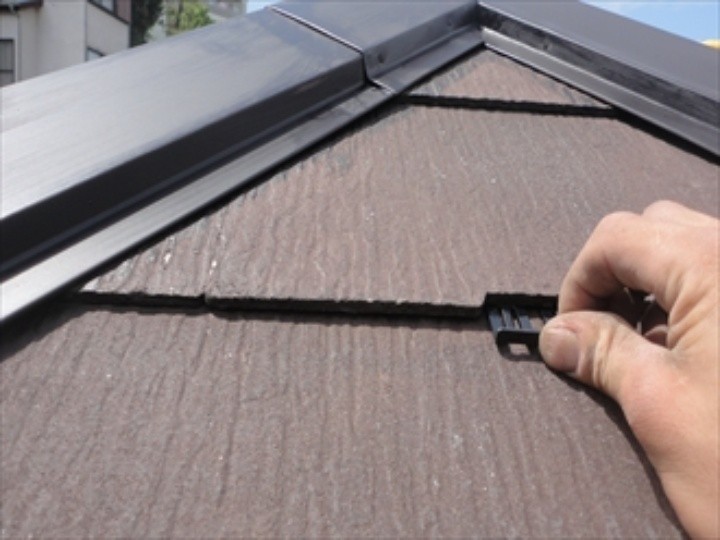 タスペーサーを差し込み