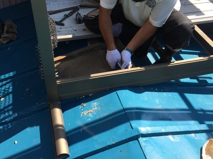 取り合い部分の解体と確認