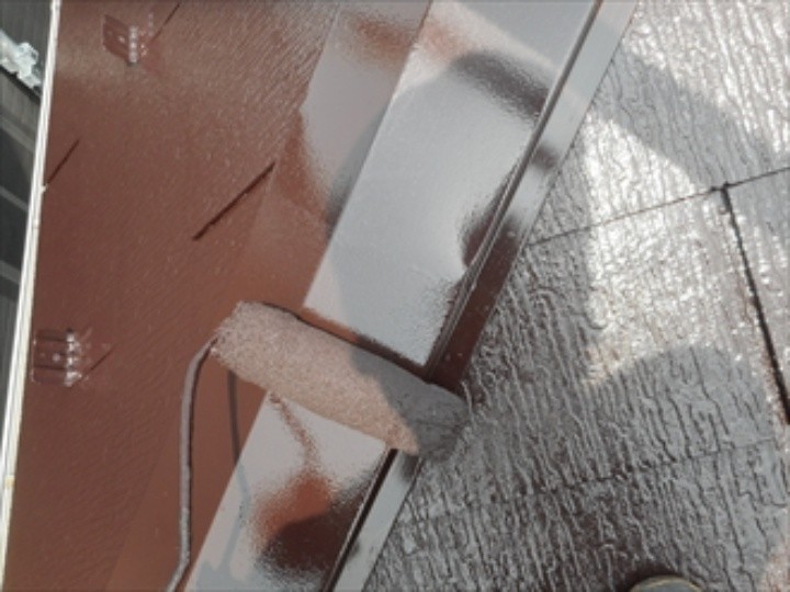 スーパーセランマイルドIRで上塗り