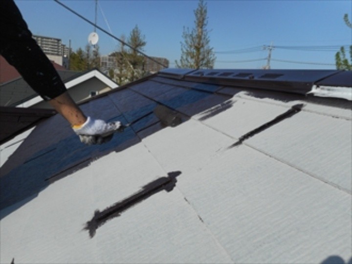 スーパーセランマイルドIRで中塗り