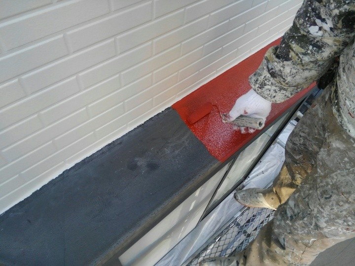 付帯部の塗装工事