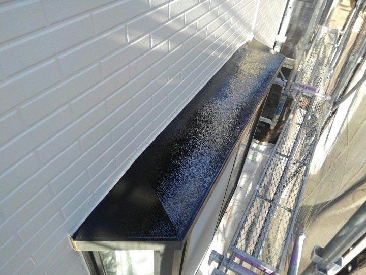 付帯部の塗装工事後