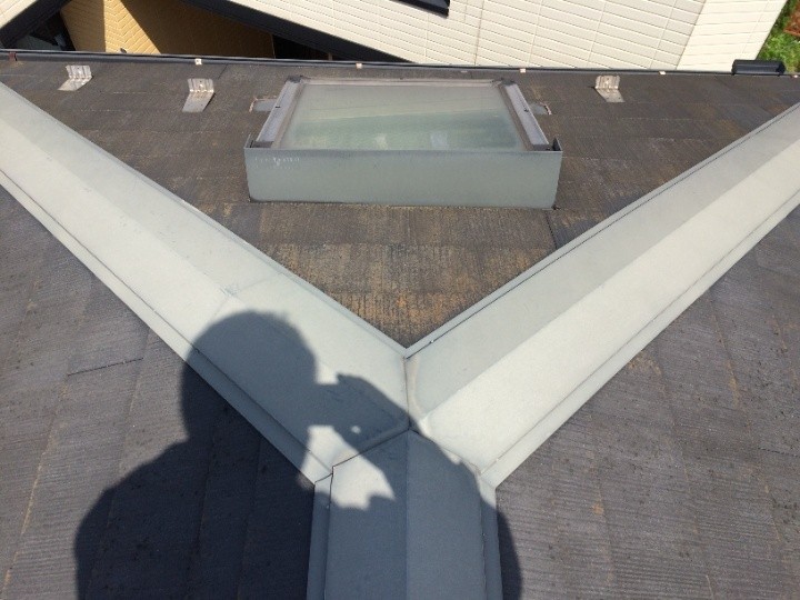 棟板金が劣化した状態