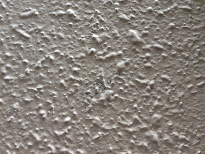 塗膜が薄くなっている箇所